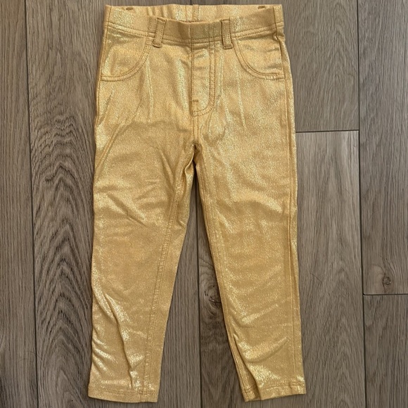 CHILDREN’S PLACE BALLERINA TOP and GOLD PANTS 4T - Picture 3 of 5